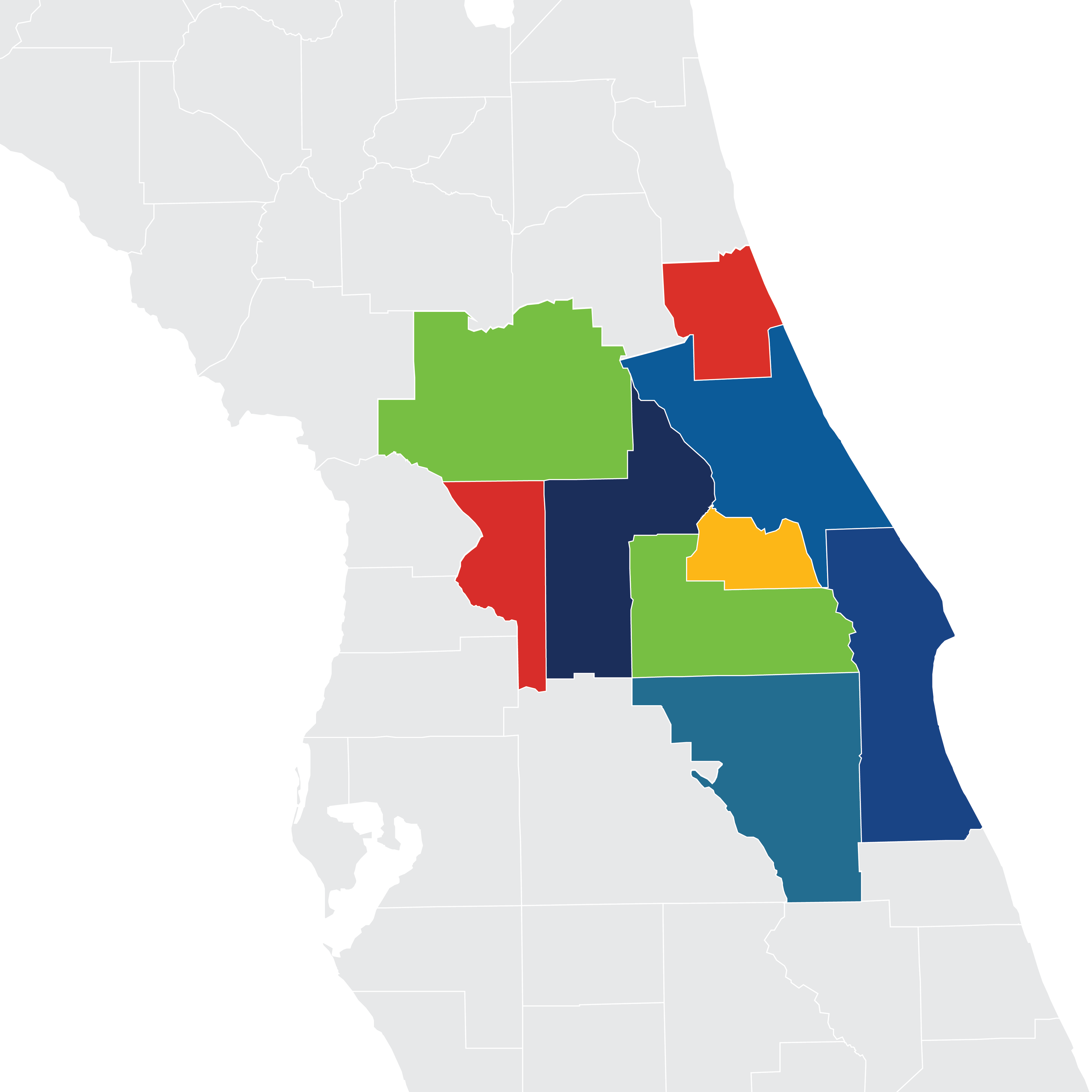 Map of counties